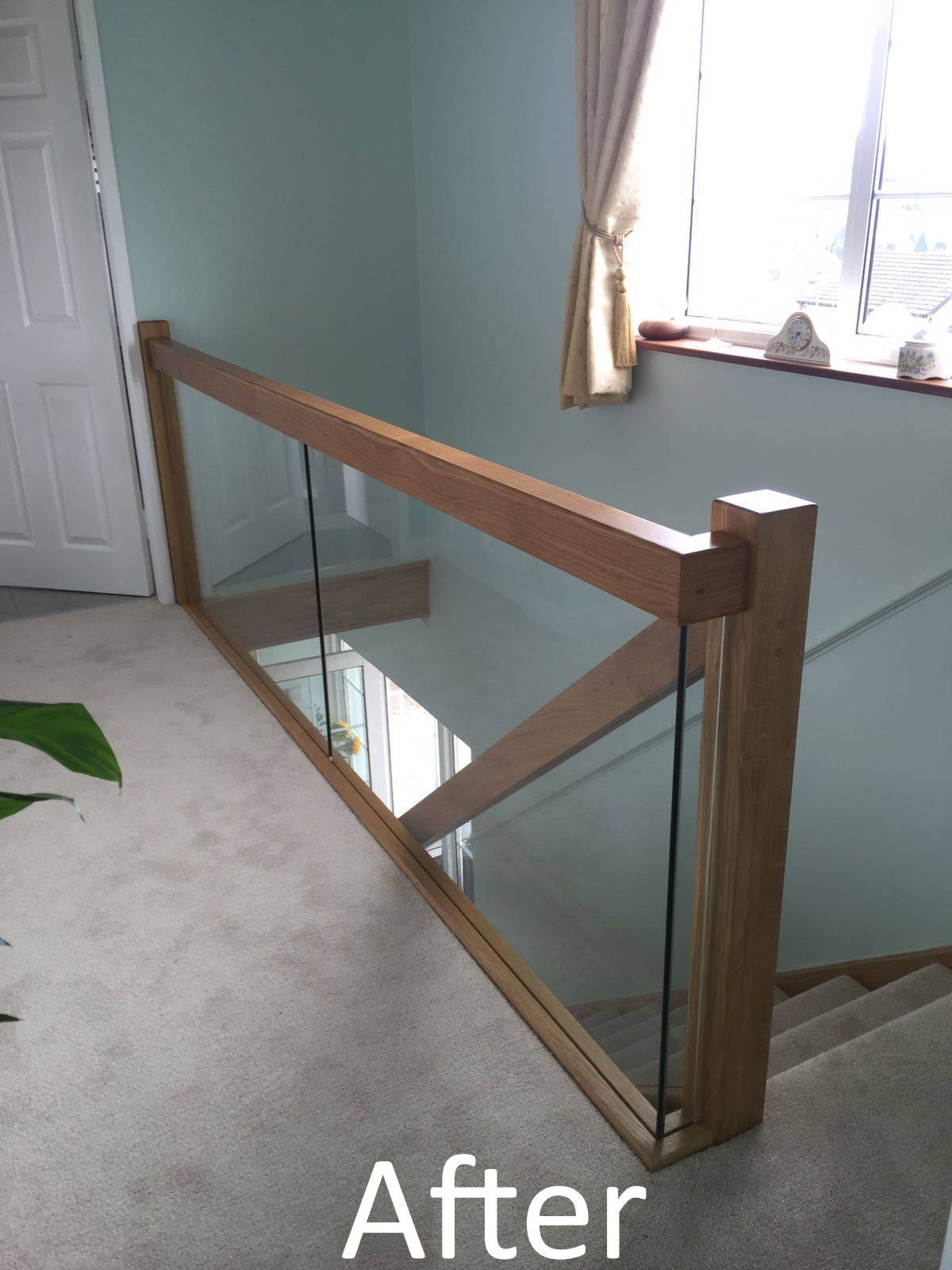 after shot of new staircase